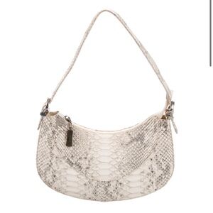 Vintage Stuart Weitzman Python Shoulder Bag Purse